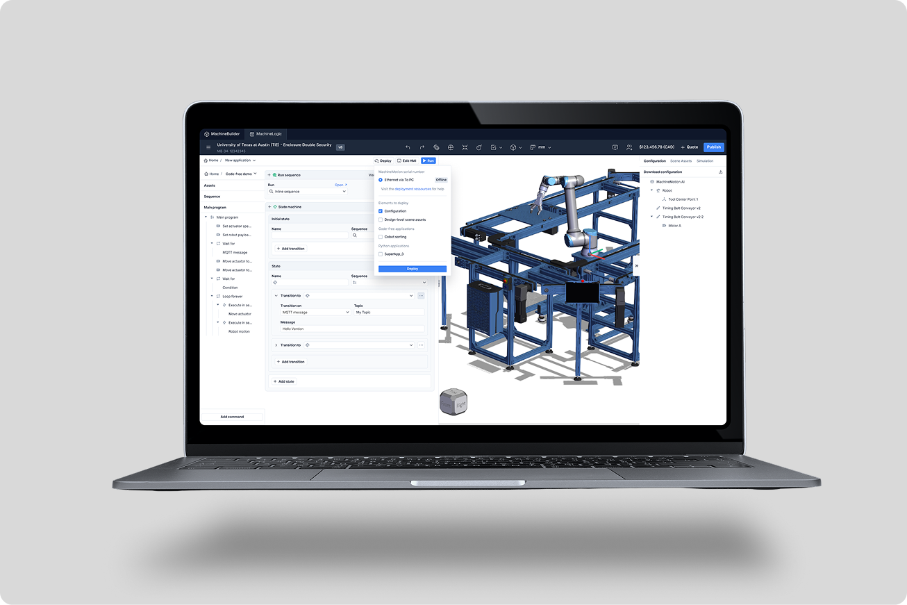Easy Code Management for MachineMotion AI